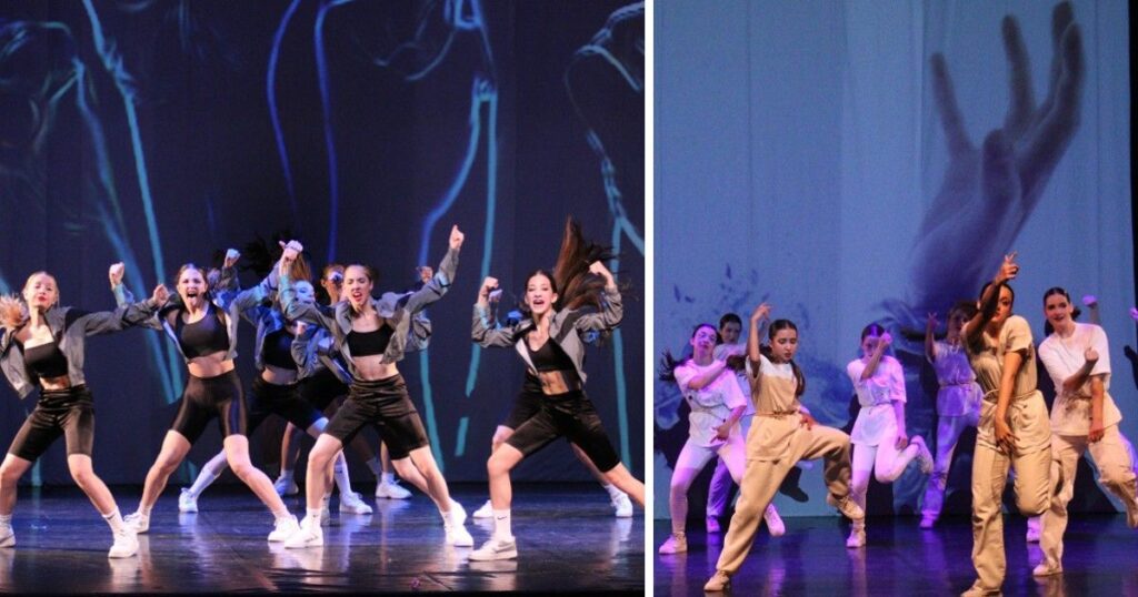 Coreografie neoclassiche eseguite dai vari gruppi